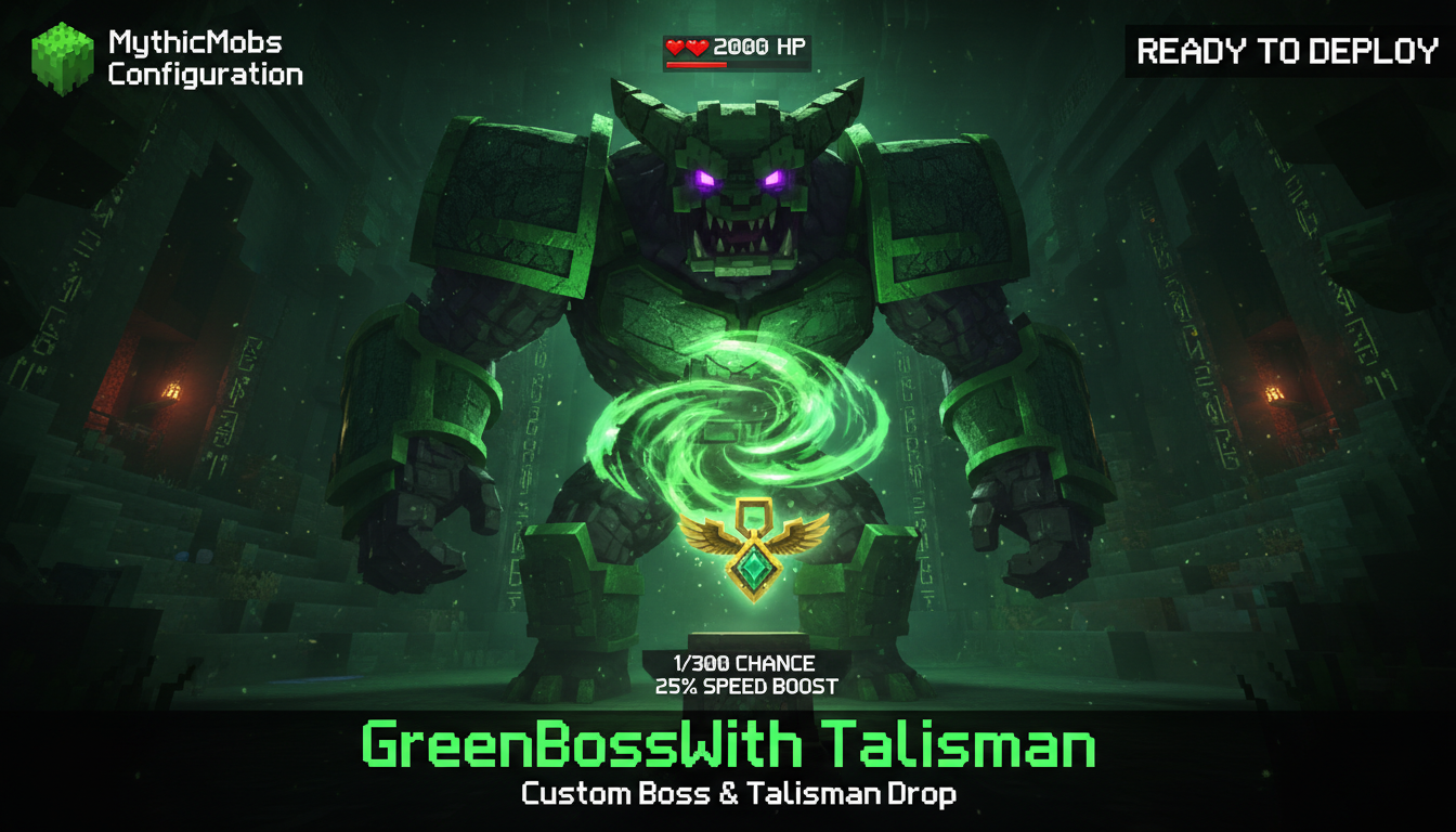 GreenBossWithTalisman