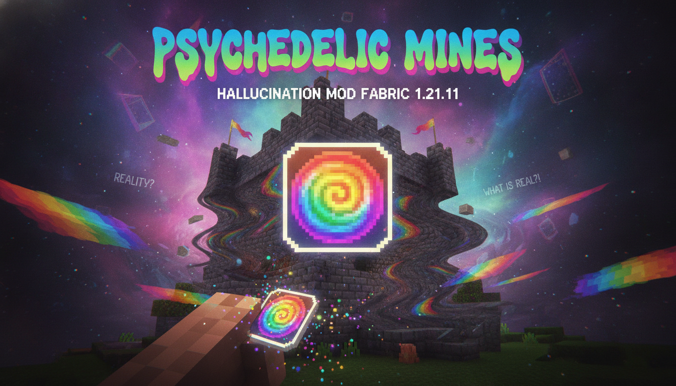 can you make a miencraft mod that makes you halluc...