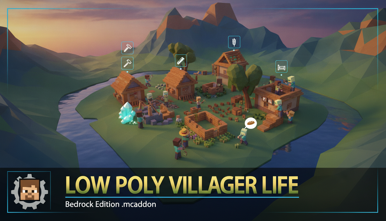 LowPolyVillagerLife