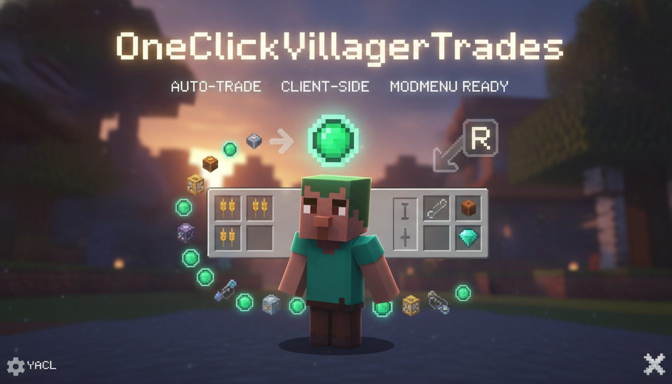 OneClickVillagerTrades