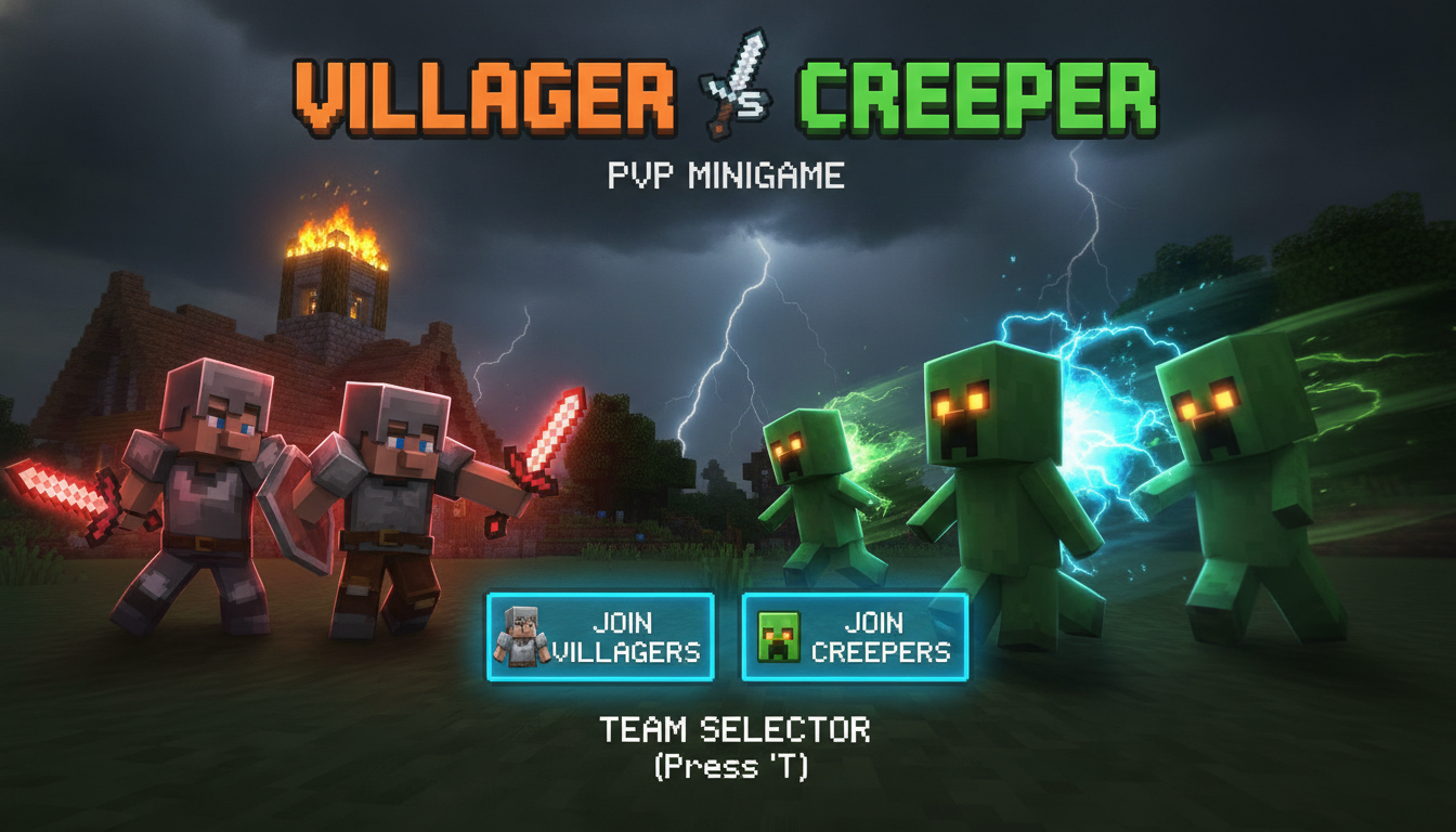 VillagerVsCreeper
