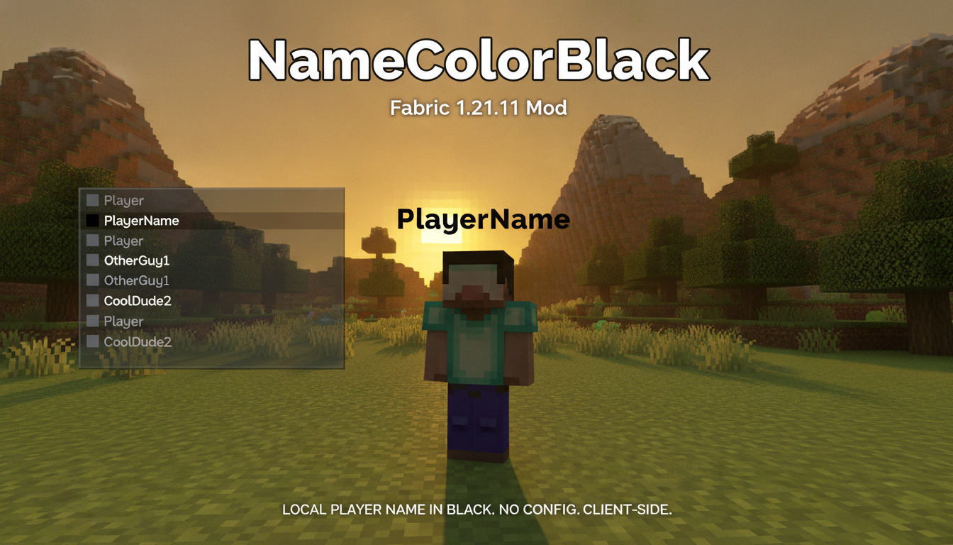 NameColorBlack