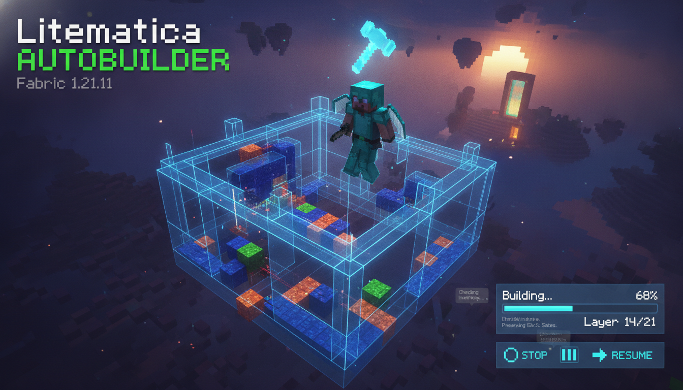 LitematicaAutoBuilder