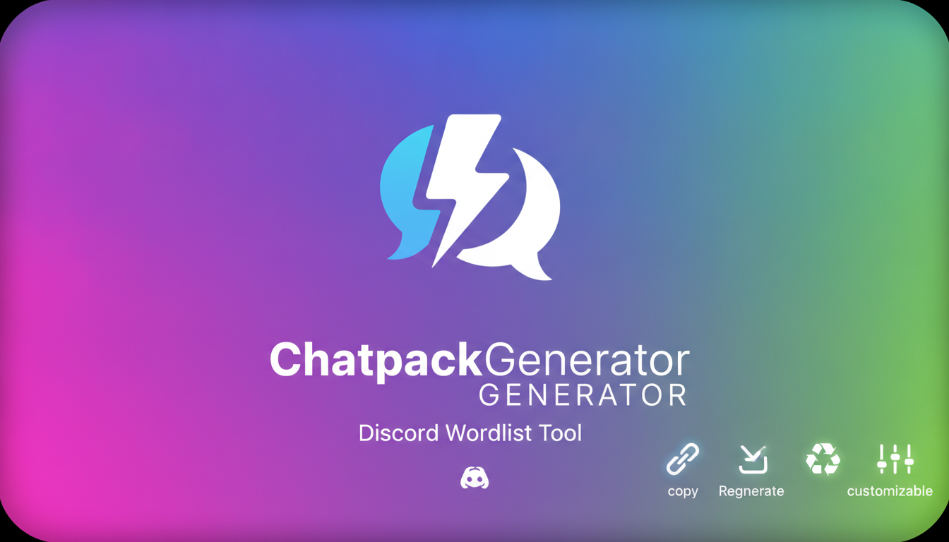 ChatpackGenerator