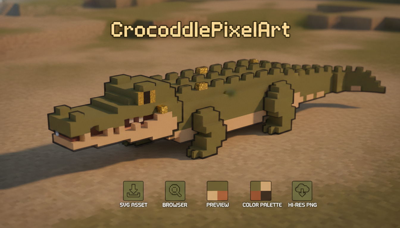 CrocodilePixelArt