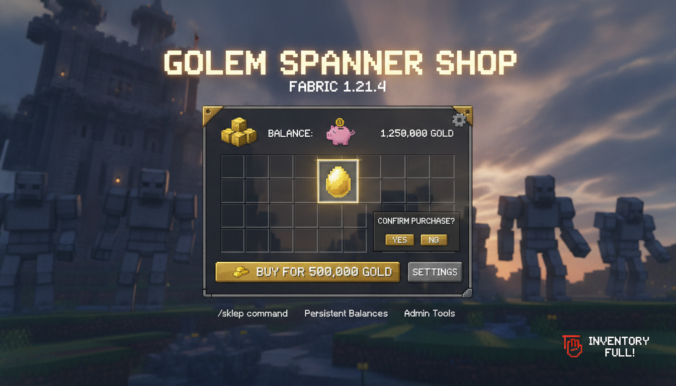GolemSpawnerShop