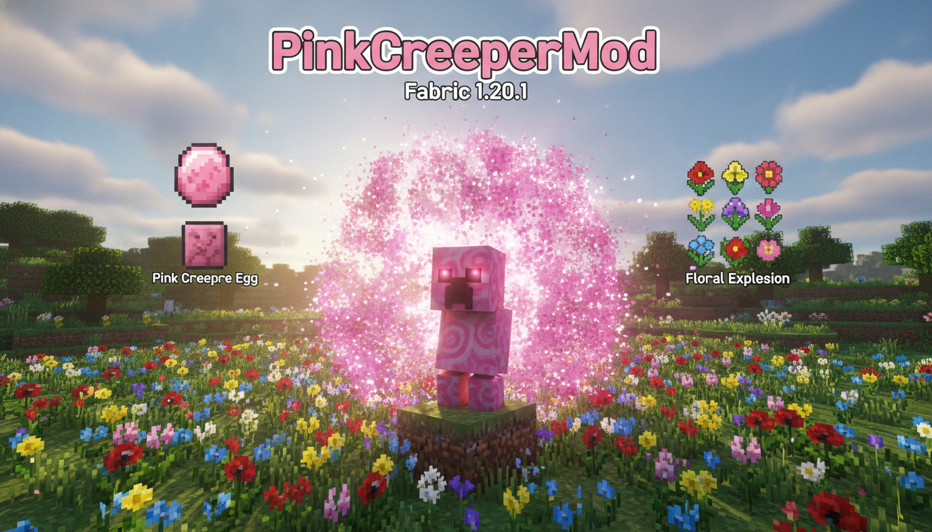PinkCreeperMod