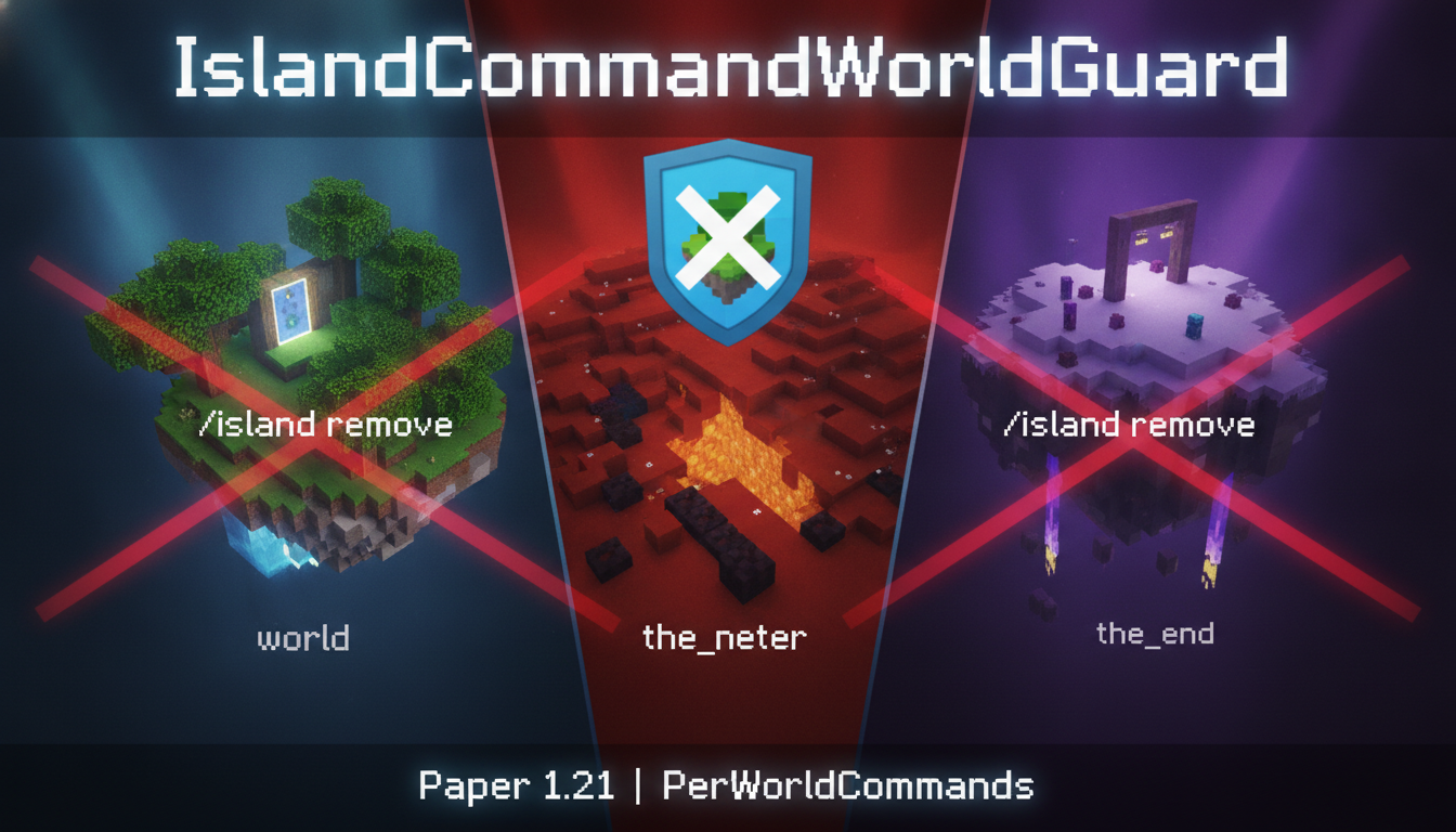 IslandCommandWorldGuard